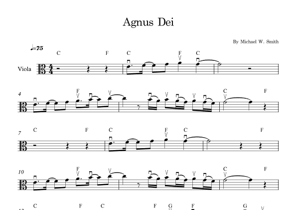 Agnus Dei (arr. E.P)