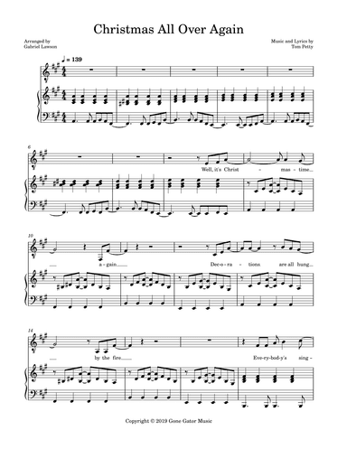 Christmas All Over Again (arr. Gabriel Lawson)