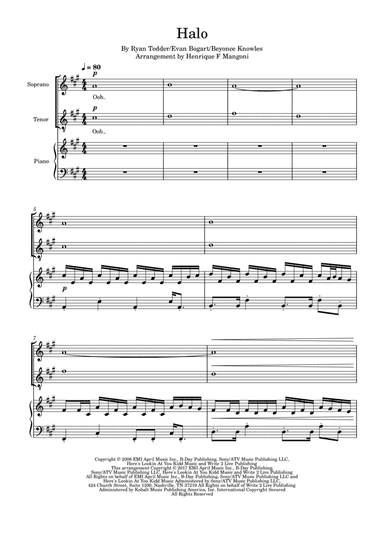 Halo (arr. Henrique F Mangoni)