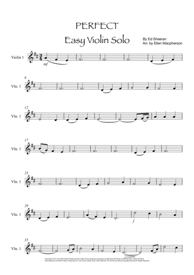 Perfect (arr. Ellen Macpherson)