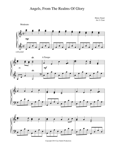 Angels, From The Realms Of Glory (arr. J. Case)