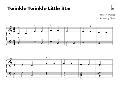 Twinkle Twinkle Little Star (arr. Benny Chaw)