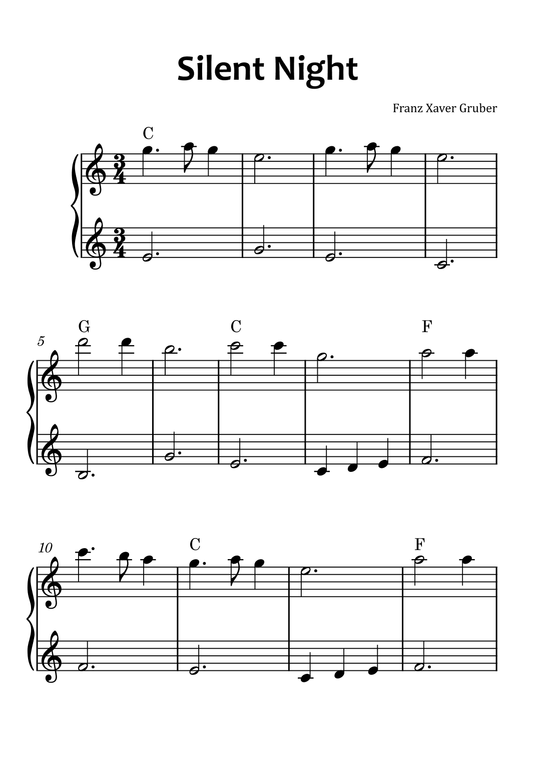 Silent Night (arr. Glauco Fernandes)