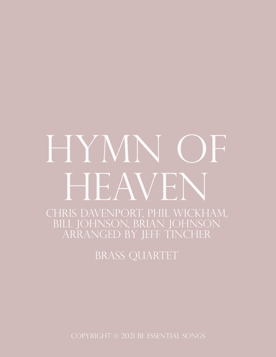 Hymn Of Heaven (arr. Jeff Tincher)