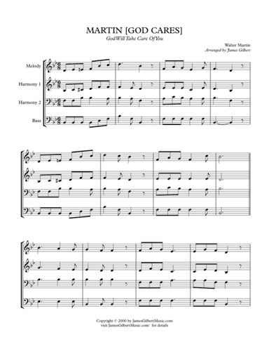 MARTIN (GOD CARES) (arr. James Gilbert)
