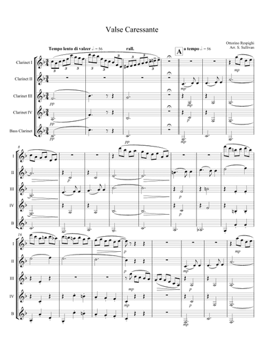Valse Caressante (arr. Sean Sullivan)