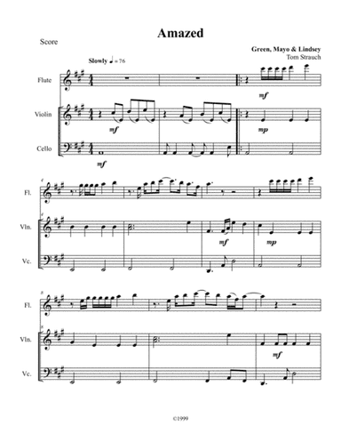 Amazed (arr. Tom Strauch)