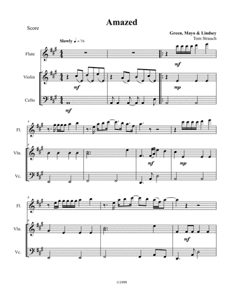 Amazed (arr. Tom Strauch)