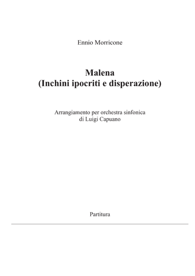 Inchini Ipocriti E Disperazione (arr. Luigi Capuano)