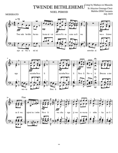 LET GO BETHLEHEM is the Christmas song special for Noel