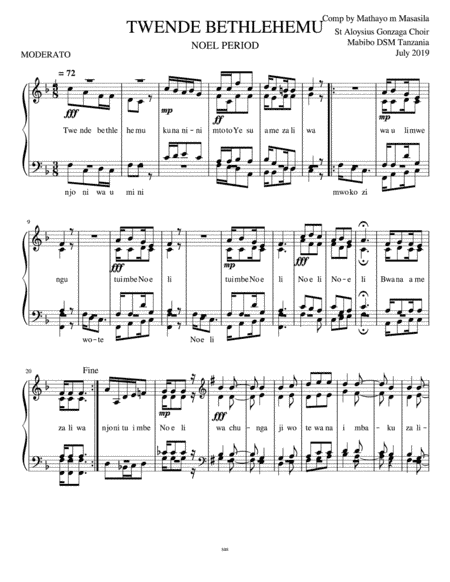 LET GO BETHLEHEM is the Christmas song special for Noel