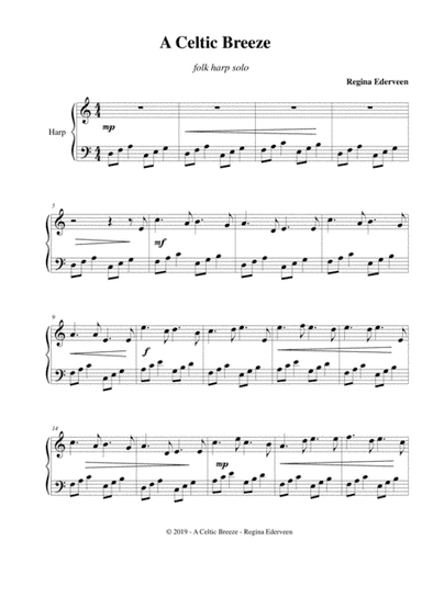 A Celtic Breeze - folk harp solo