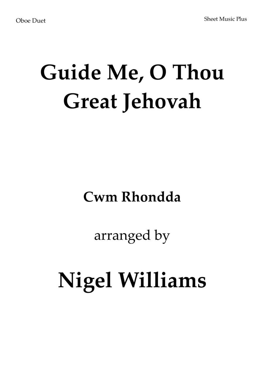 Guide Me, O Thou Great Jehovah, for Oboe Duet (arr. Nigel Williams)