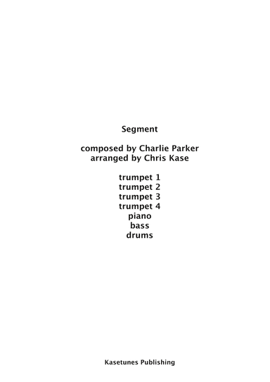 Segment (arr. Chris Kase)