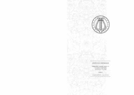 Cello Concerto in D major (Badley D1, Study Edition) (arr. Artaria Editions)