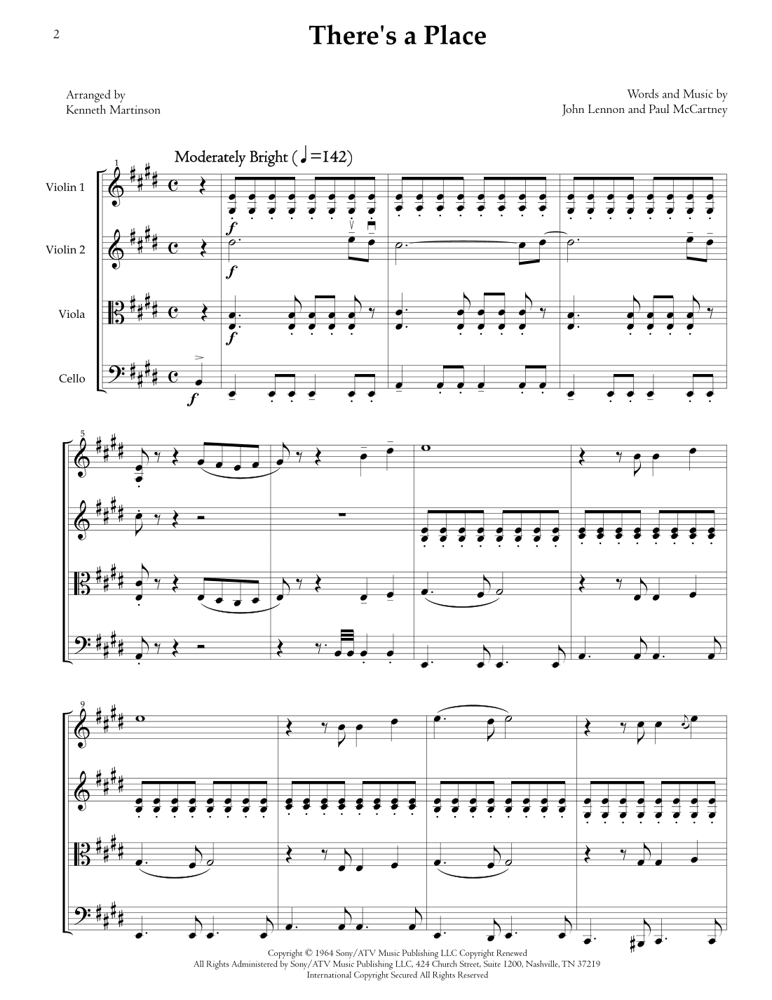 There's A Place (arr. Kenneth Martinson)