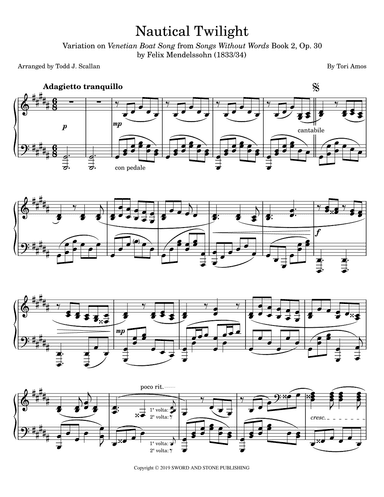 Nautical Twilight (arr. Todd J. Scallan)