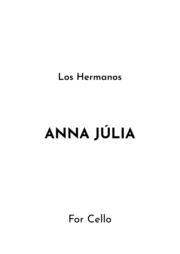 Anna Julia (arr. Jireh J.)