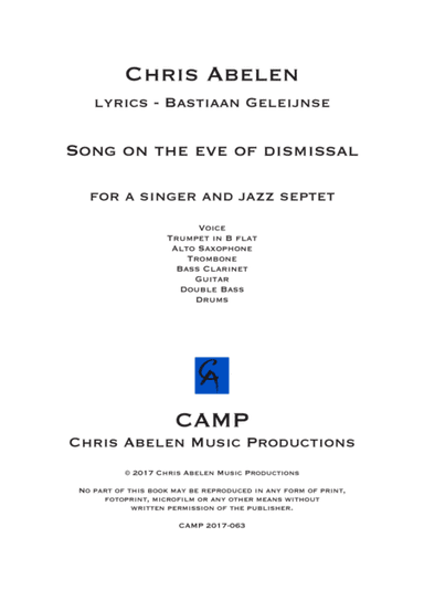 Song on the eve of dismissal