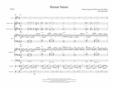 Human Nature (arr. Andy sperandeo)