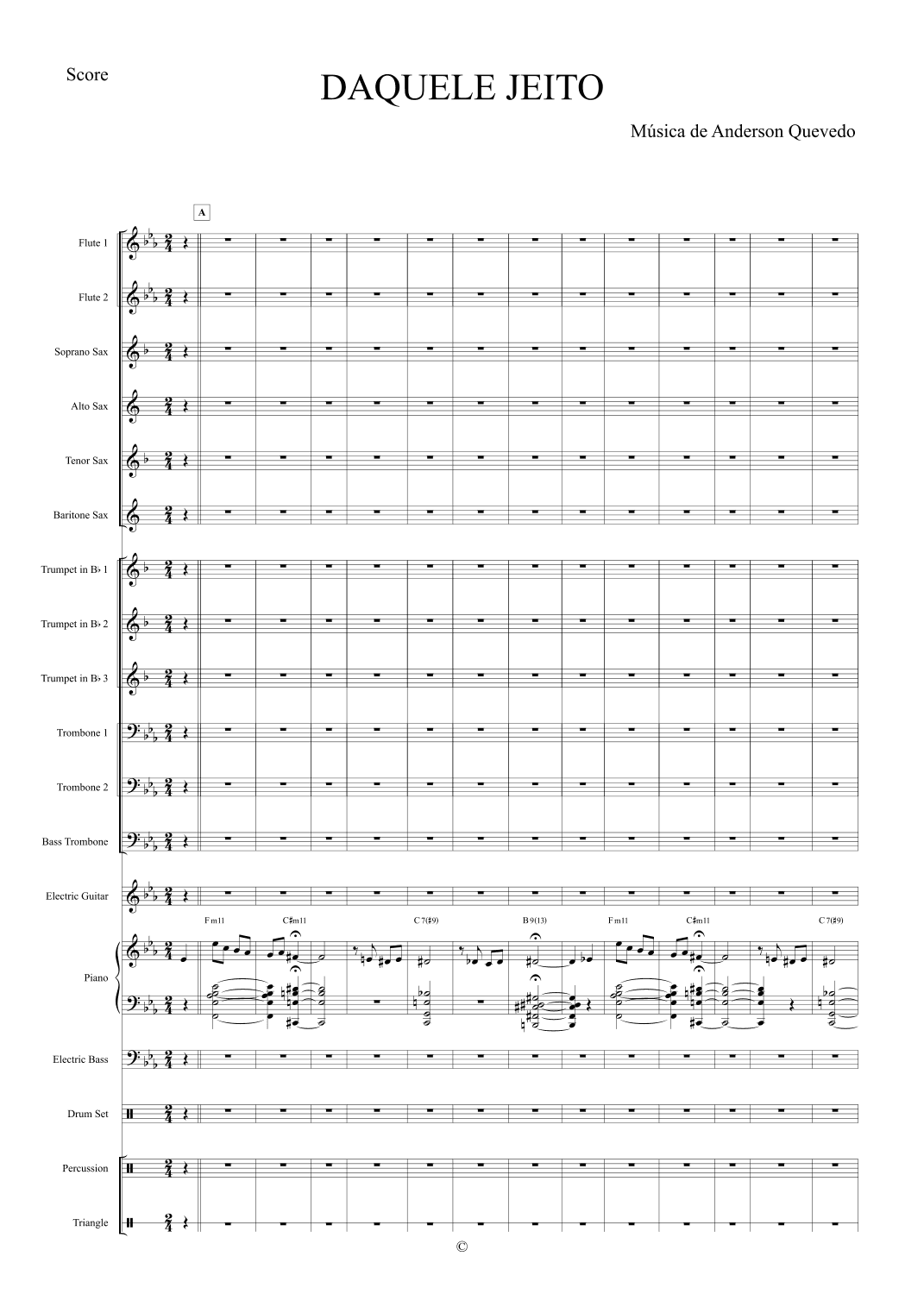 Daquele Jeito (That Way) - Brazilian Big Band Jazz Combo