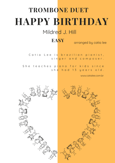 Happy birthday for trombone duet (arr. Catia Lee)