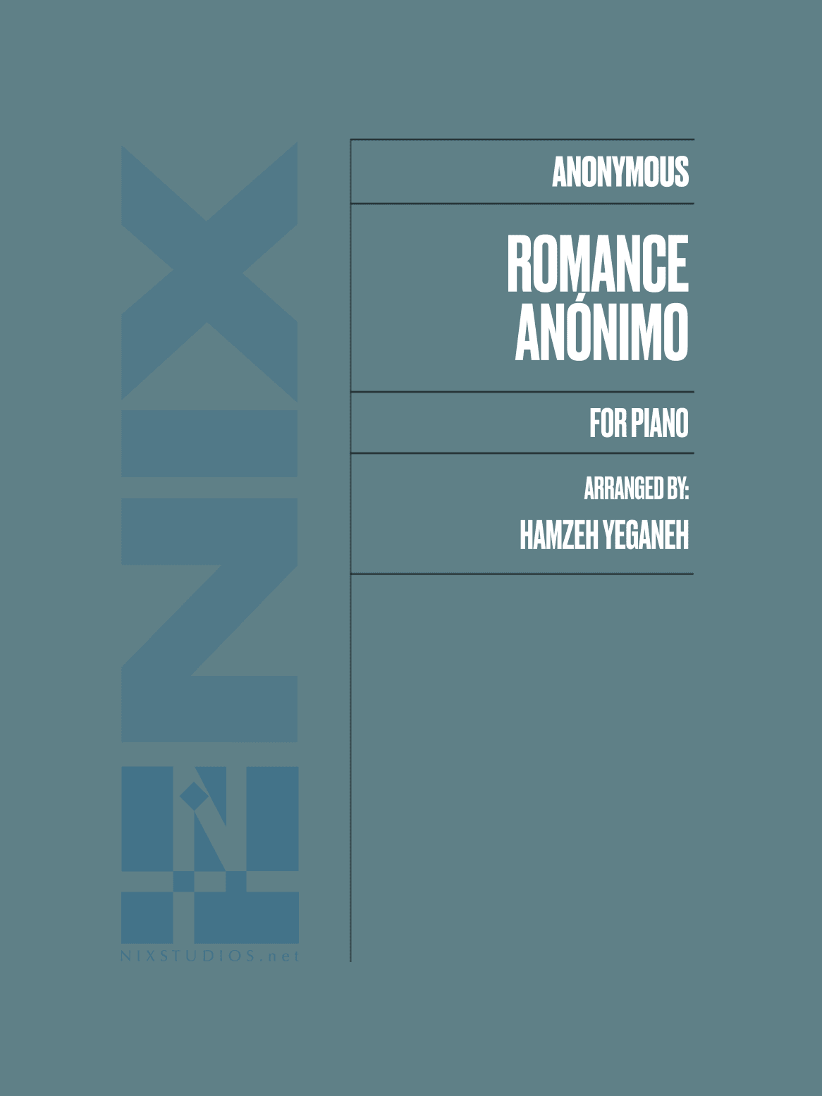 Romance Anónimo (arr. Hamzeh Yeganeh)