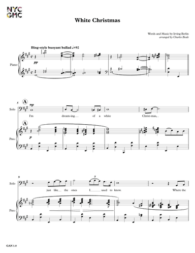 White Christmas (arr. Charles Beale)
