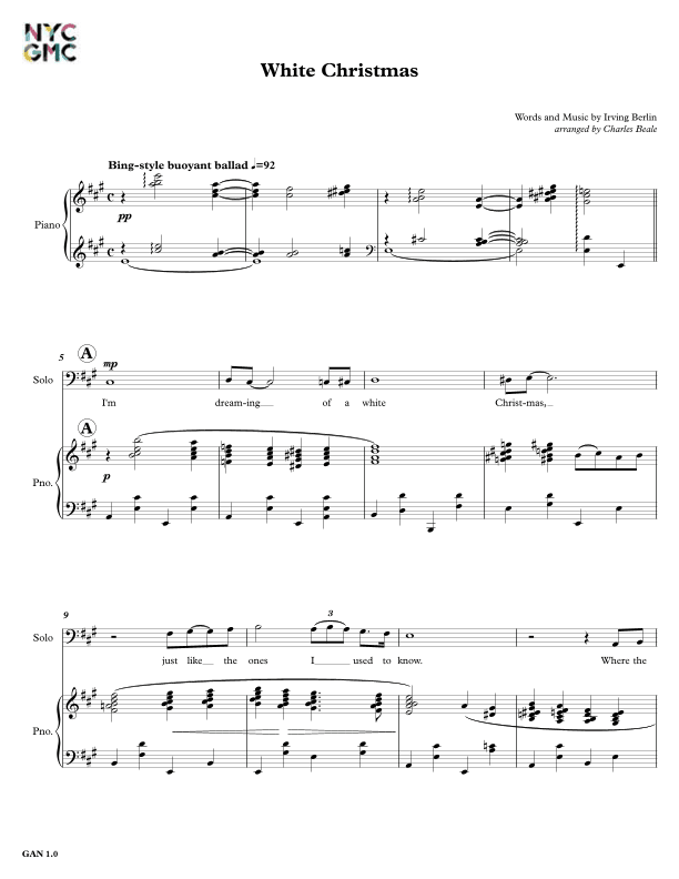 White Christmas (arr. Charles Beale)