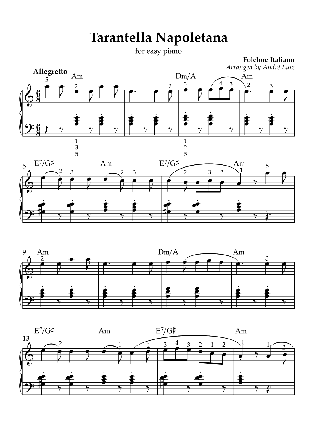 Tarantella Napoletana (arr. André Luiz Nunes da Silva)