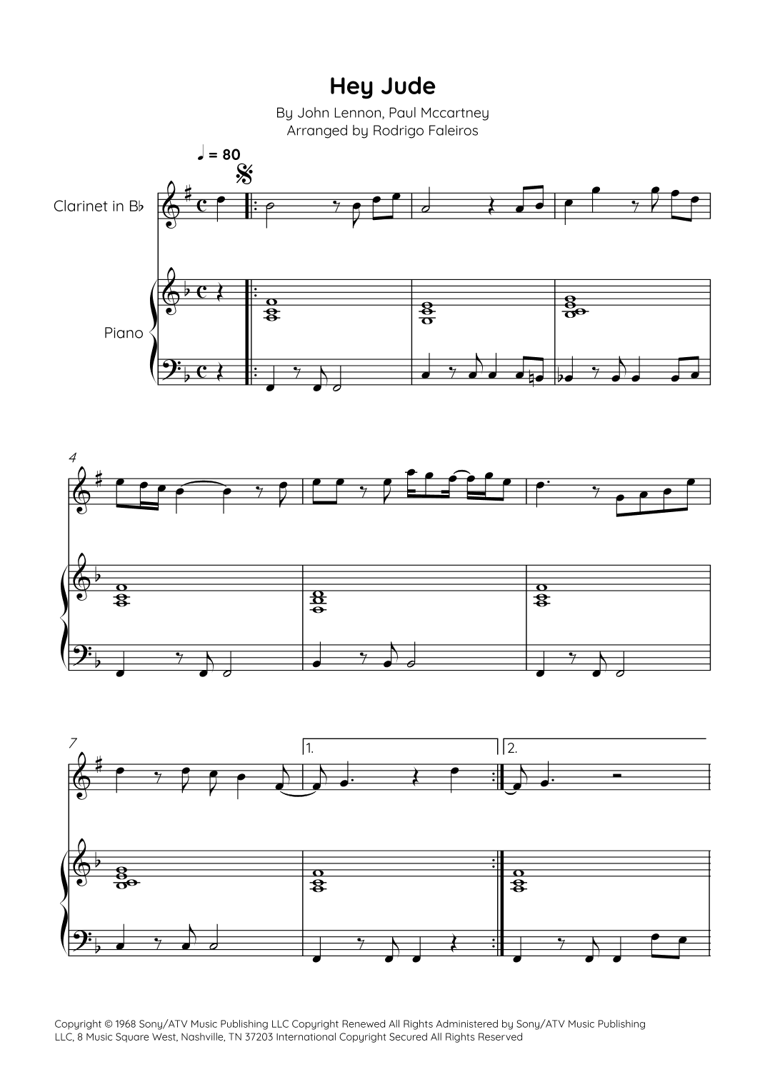 Hey Jude (arr. Rodrigo Faleiros)