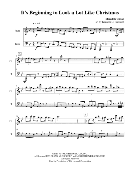 It's Beginning To Look Like Christmas (arr. Kenneth D. Friedrich)