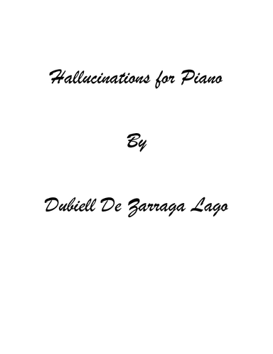 Five Hallucinations Suite
