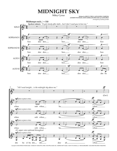Midnight Sky (arr. Zachary Jordan)