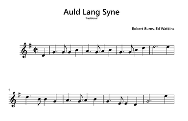 Auld Lang Syne (arr. Funtom)