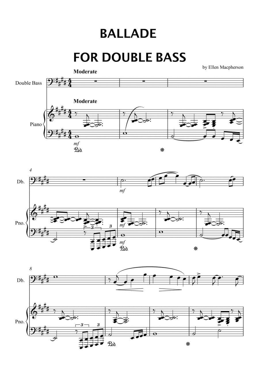 BALLADE FOR DOUBLE BASS