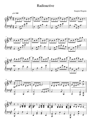 Radioactive (arr. Imagine Dragons)