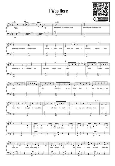I Was Here (arr. eduardo)