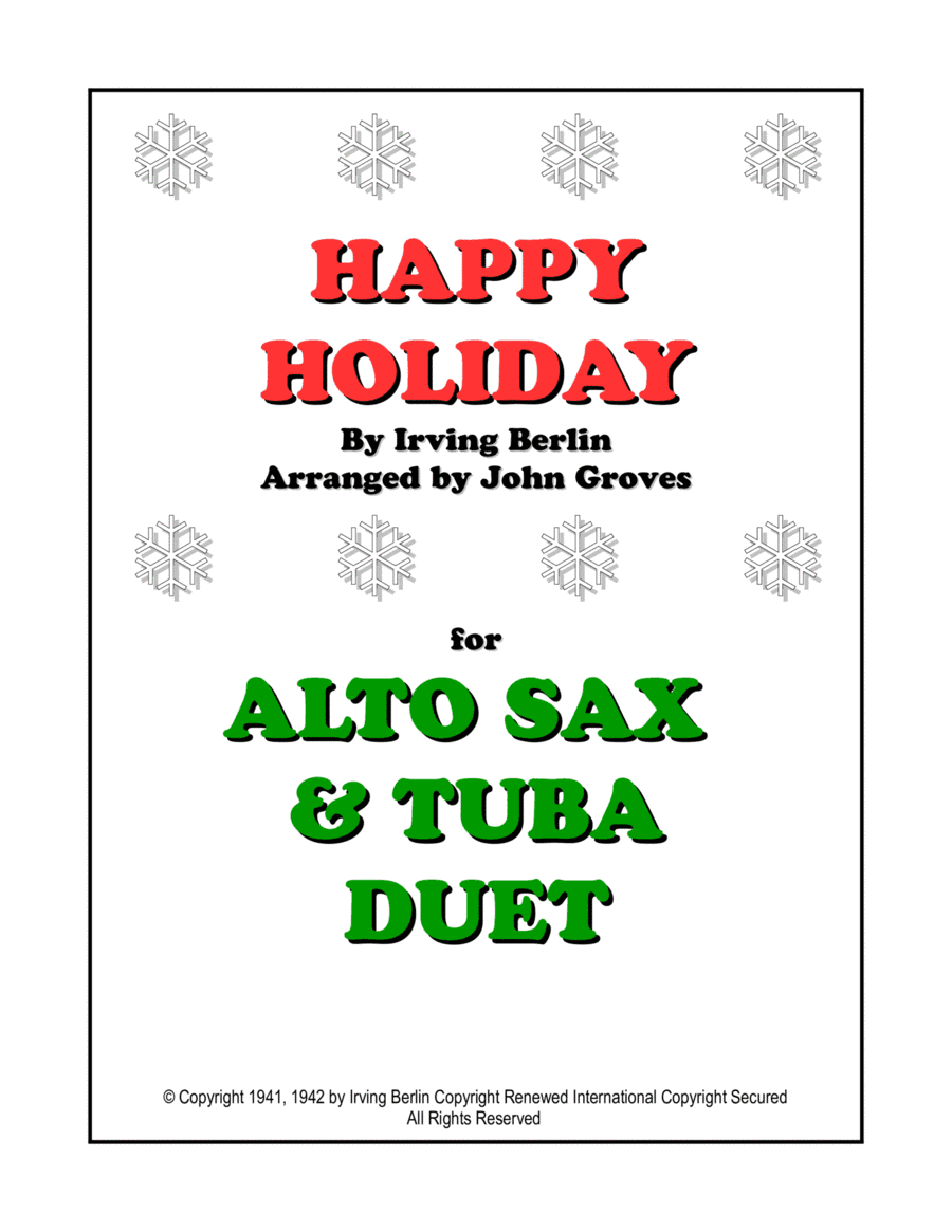 Happy Holiday (arr. John Groves)