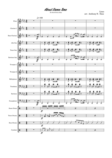 About Damn Time (arr. Anthony N. Dass)