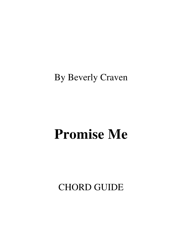 Promise Me (arr. RWM)