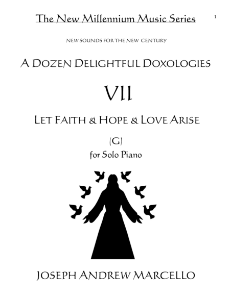 Delightful Doxology VII - 'Let Faith & Hope & Love Arise' - Piano (G) (arr. Pavane Music, Inc.)