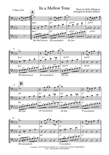 In A Mellow Tone (arr. Katrin Scherer)