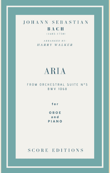 Bach Air from Suite No.3 (for Oboe and Piano) (arr. Harry Walker)