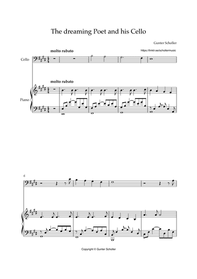 The Dreaming Poet and his Cello