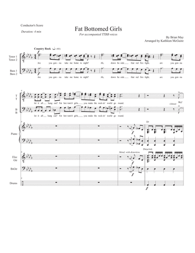 Fat Bottomed Girls (arr. Kathleen McGuire)