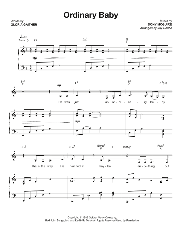 Ordinary Baby (arr. Jay Rouse)