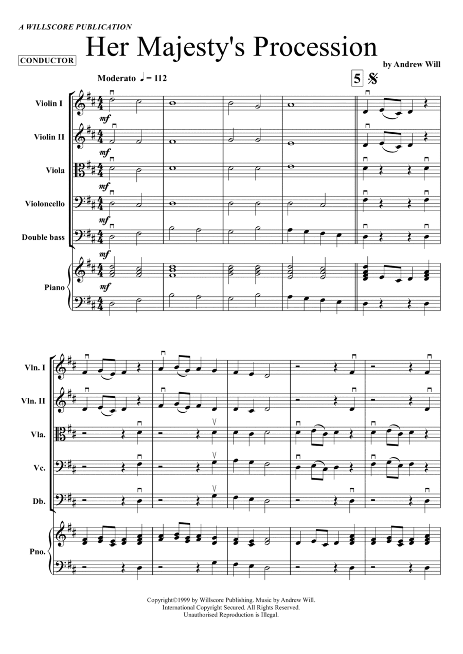 Her Majesty's Procession (String Orchestra)
