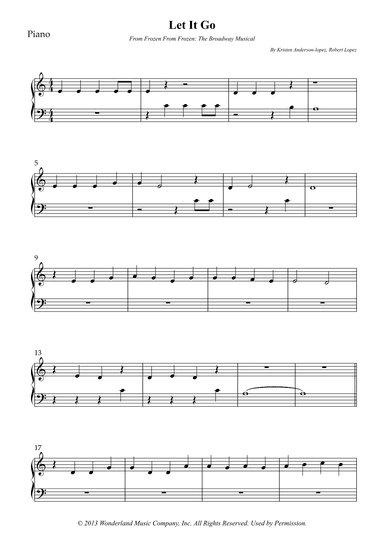 Let It Go (arr. Wesley S. SIlva)
