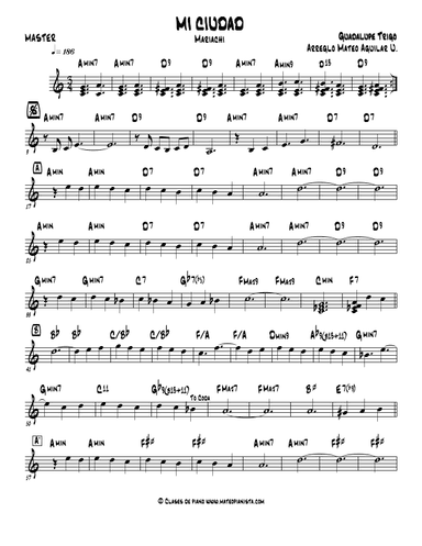 Mi Ciudad (arr. Mateo Aguilar)